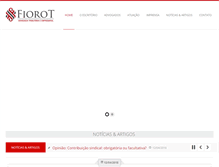 Tablet Screenshot of fiorot.adv.br